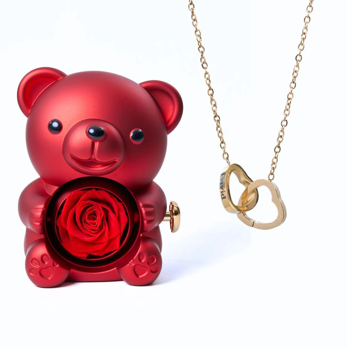 Eternal Bear with Personalized Necklace