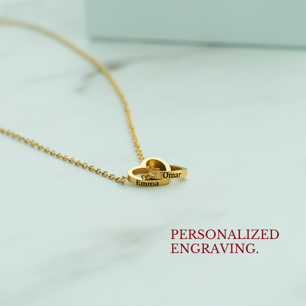 Eternal Bear with Personalized Necklace