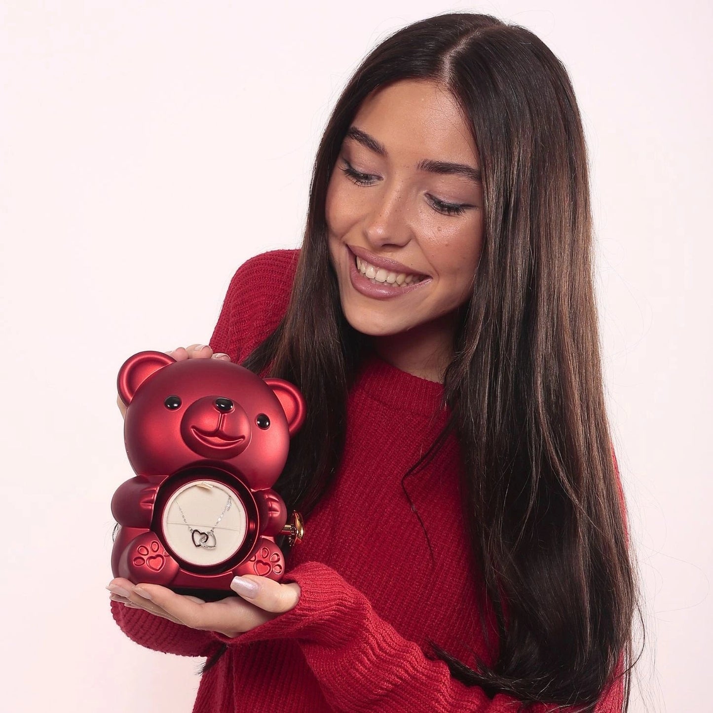 Eternal Bear with Personalized Necklace
