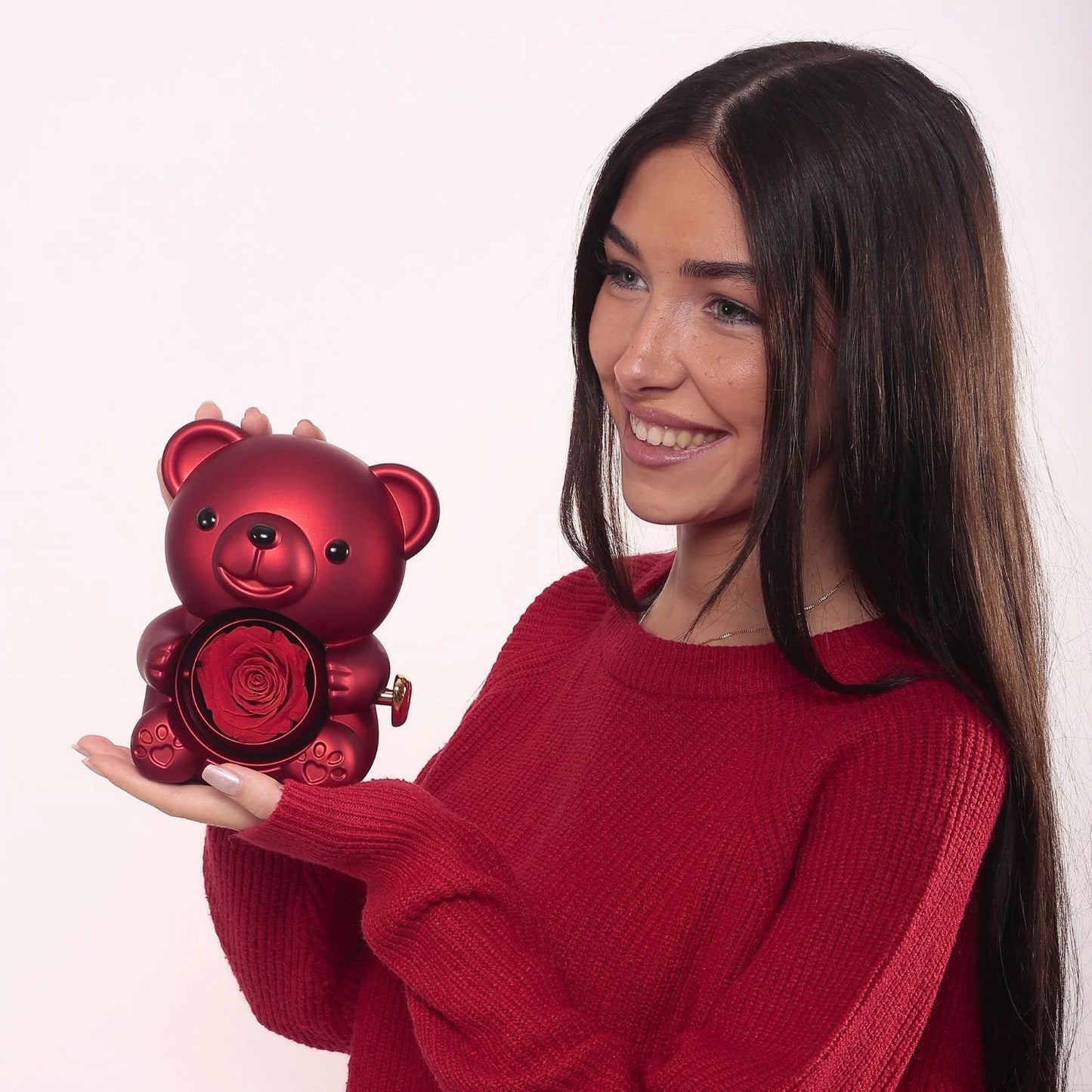 Eternal Bear with Personalized Necklace