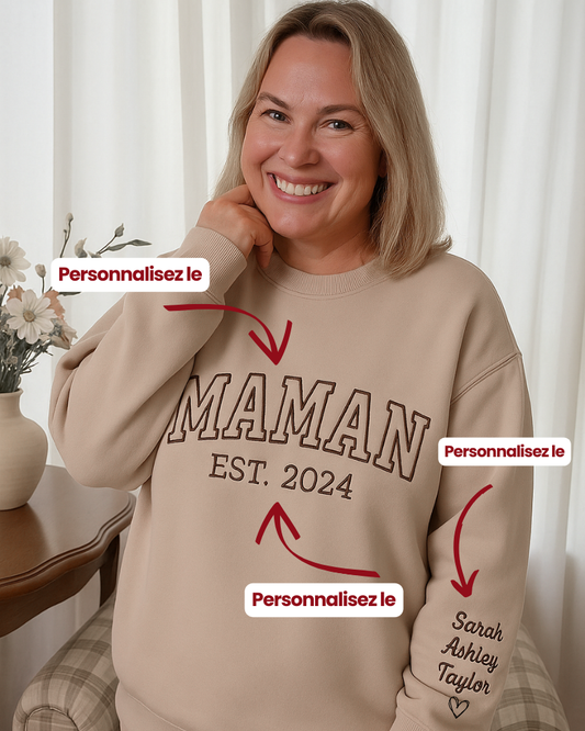 Pull personnalisé fête des mères